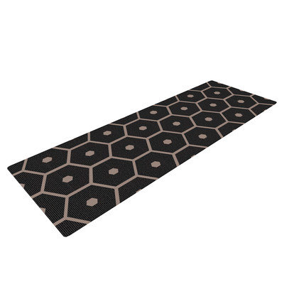Kess Inhouse Tiled Mono by Budi Kwan Yoga Mat
