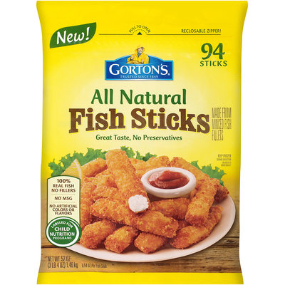 Gorton's® All Natural Fish Sticks 52 oz. Bag