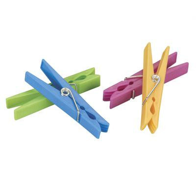 Household Essential Whitney Design Plastic Clothespin (Set of 24)