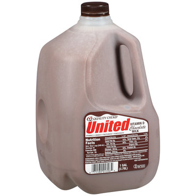 UNITED DAIRY Vitamin D Chocolate Milk 1 GAL PLASTIC JUG