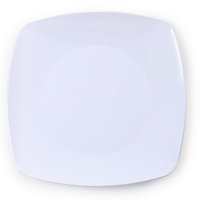 Fineline Settings, Inc Renaissance 5.5 Rounded Square China-Like Plates (Case of 120), White