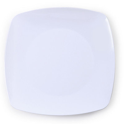 Fineline Settings, Inc Renaissance 5.5 Rounded Square China-Like Plates (Case of 120), White