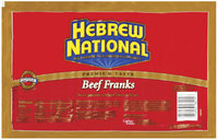Hebrew National Beef 20 Ct Franks 52.8 Oz Package