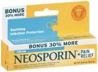 Neosporin® Neosporin Plus Pain Relief Antibiotic Cream 30% Bonus Bonus .65 Oz Peg