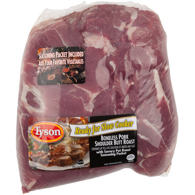 Tyson® Boneless Pork Shoulder Butt Roast with Savory Pot Roast Seasoning Packet