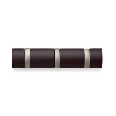 Umbra Flip Three Hook Wall Mount Rack Finish: Espresso