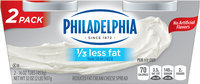 Philadelphia 1/3 Less Fat Cream Cheese Spread 2-16 oz. Tubs
