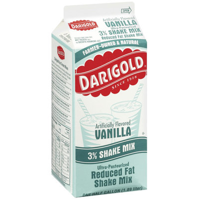 Darigold Vanilla Reduced Fat Shake Mix 64 Fl Oz Carton