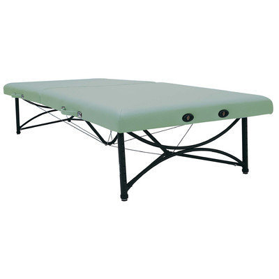 Oakworks Storable Mat Table Color: Sage, Width: 40