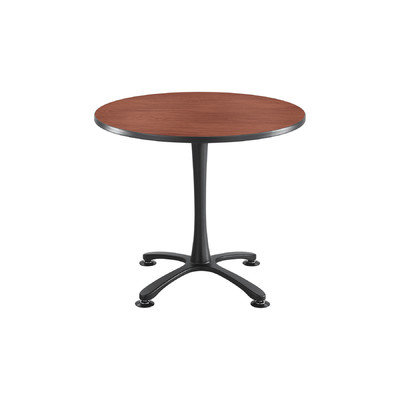Safco(R) Cha-Cha X-Base Sitting-Height Table, Gray/Black