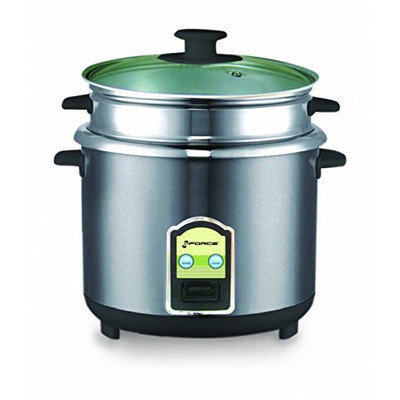 Gforce Stainless Steel Rice Cooker Size: 7 Cups