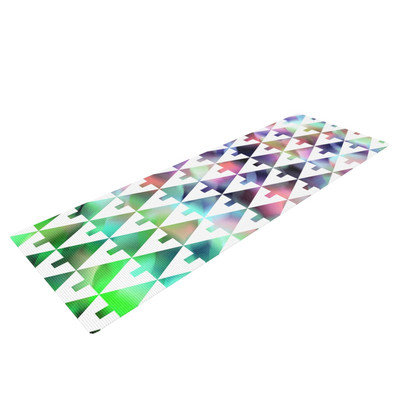 Kess Inhouse X-Mas Party by Gabriela Fuente Pastel Geometric Yoga Mat