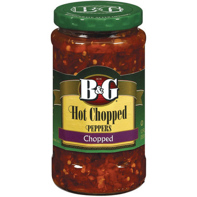 B&G Hot Chopped Peppers 12 Oz Jar
