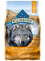 THE BLUE BUFFALO CO. BLUE™ Wilderness® Flatland Feast™ with Turkey, Quail & Duck Grain-Free Dry Dog Food