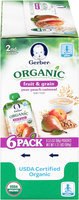 Gerber® 2nd Foods® Organic Fruit & Grain Pear Peach Oatmeal Baby Food