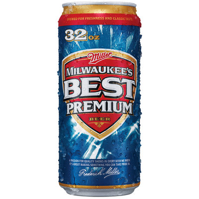 Milwaukee's Best Crusher Can Beer Primary 32 Oz Can