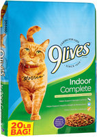 9Lives Indoor Complete Dry Cat Food, 20-Pound