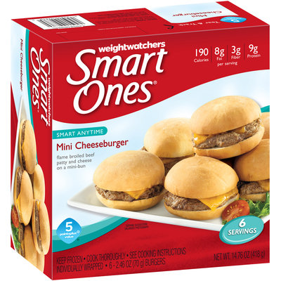 Weight Watchers® Smart Ones® Smart Anytime Mini Cheeseburger 6-2.46 oz. Box