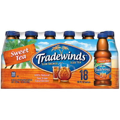Tradewinds Sweet Tea 18-16 fl. oz. Plastic Bottles