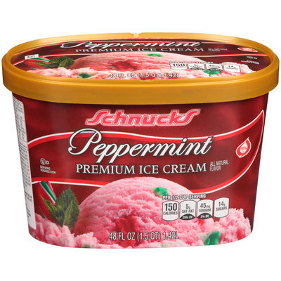 Schnucks® Peppermint Premium Ice Cream 48 fl. oz. Carton