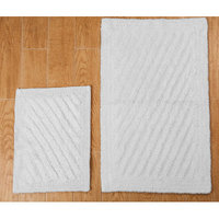 Textile Decor Castle 2 Piece 100% Cotton Shooting Star Reversible Bath Rug Set, 30 H X 20 W and 40 H X 24 W
