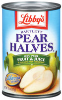 Libby's® Bartlett In Pear Juice Pear Halves 15 Oz Can