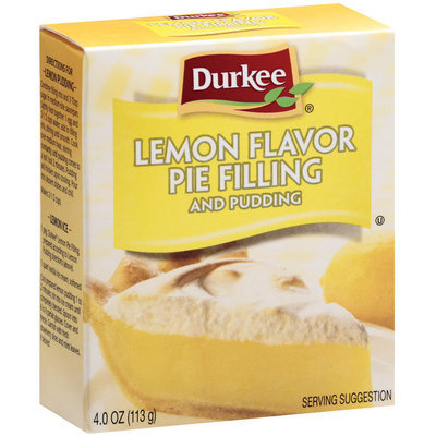 Durkee Lemon Flavor Pie Filling & Pudding 4 Oz Box