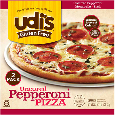 Udi's® Gluten Free Uncured Pepperoni Pizza 20.2 oz. Box