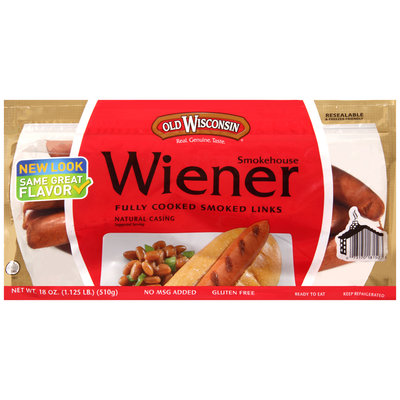 Old Wisconsin® Smokehouse Wiener 18 oz. Pack
