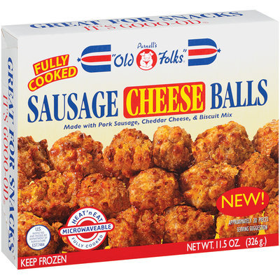 Purnell's Old Folks Cheese Sausage Balls 11.5 Oz Box