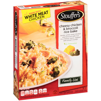 Stouffer's Cheesy Chicken & Broccoli Rice Bake