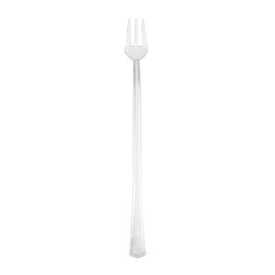 Fineline Settings, Inc Tiny Temptations Appetizer Cocktail Fork (20/20-400/Case), Clear