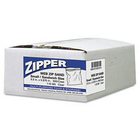 Webster Recloseable Zipper Seal Sandwich Bags, 500 per Carton - Clear