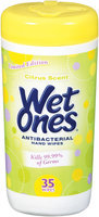Wet Ones® Citrus Scent Antibacterial Hand Wipes 35 ct