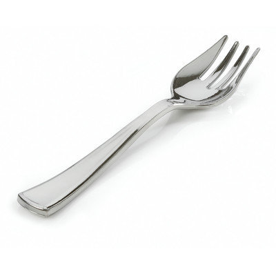 Fineline Settings, Inc Silver Secrets Serving Fork (Pack of 60)