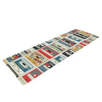 Kess Inhouse Retro Tape by Heidi Jennings Yoga Mat
