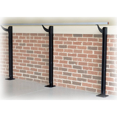 Vitavibe Floor Barre Series Modern Aluminum Single Bar Ballet Barre Kit Size: 4 ft.