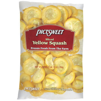 PICTSWEET Sliced Yellow Squash 28 OZ BAG