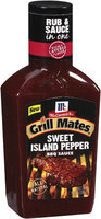 BBQ Sauces Sweet Island Pepper Grill Mates BBQ Sauce 19 Oz Plastic Bottle