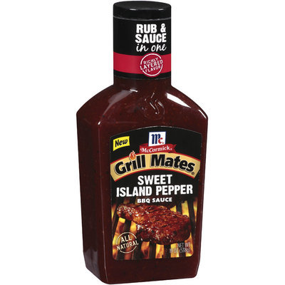 BBQ Sauces Sweet Island Pepper Grill Mates BBQ Sauce 19 Oz Plastic Bottle