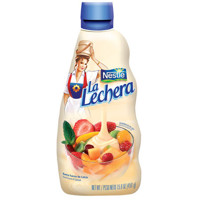 Nestlé LA LECHERA Sweetened Condensed Milk, 12 - 15.8 oz. Squeeze Bottles