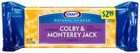 Kraft Natural Cheese Colby & Monterey Jack Cheese
