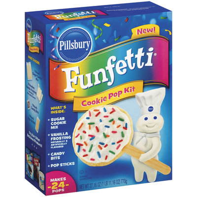 Pillsbury Funfetti Cookie Pop Kit 27.16 Oz Box