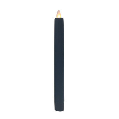 Boston Warehouse 28290 Mystique 8 in. Navy Flameless Taper Candle