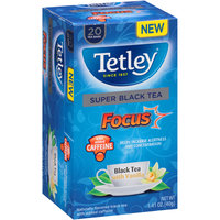 Tetley® Focus Super Black Tea with Vanilla Tea Bags 20 ct Box