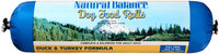 Natural Balance® Duck & Turkey Formula Rolls Dog Food 3.5 lbs. Chub