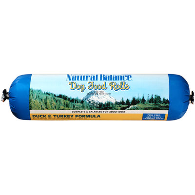 Natural Balance® Duck & Turkey Formula Rolls Dog Food 3.5 lbs. Chub