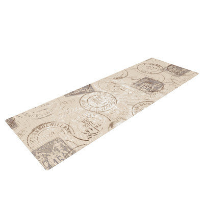 Kess Inhouse World Traveler by Heidi Jennings Yoga Mat