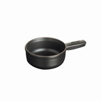 Staub Mini 12 oz. Cheese Fondue Pot in Black Matte