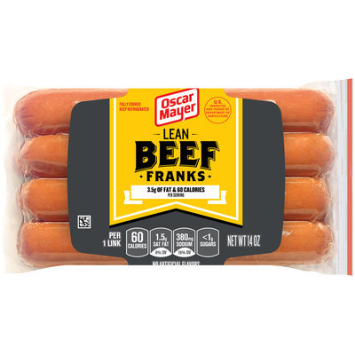 Oscar Mayer Lean Beef Franks 8 ct Pack